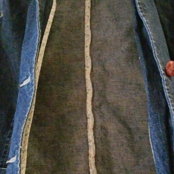 Lands End vintage Jean jacket sz 16, EUC - Picture 7 of 8